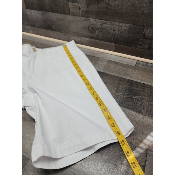Chaps Mens White Cotton Blend Bermuda Shorts Size 32 Classic Fit - Picture 8 of 8
